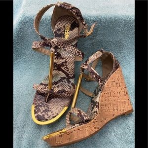 Massimo animal print heels